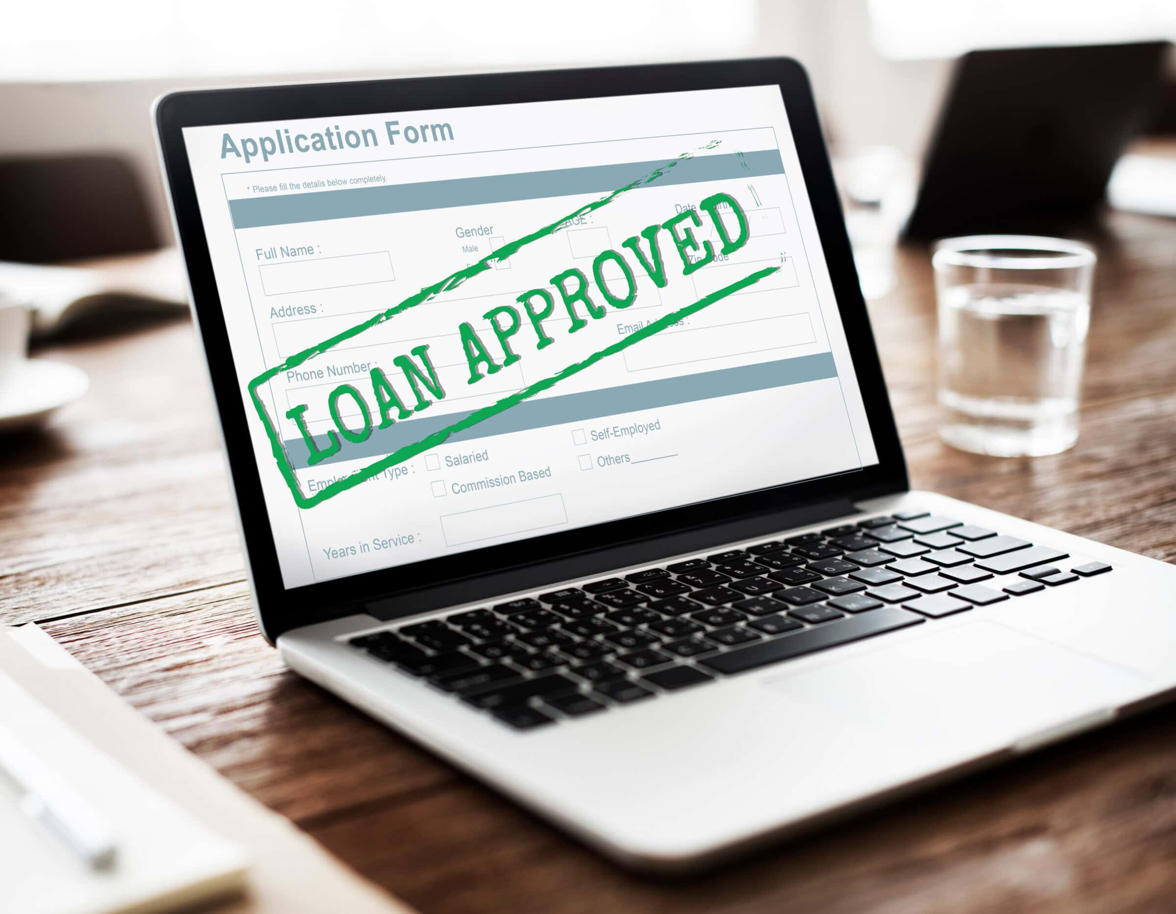 Loan Approved Accepted Application Form Concept