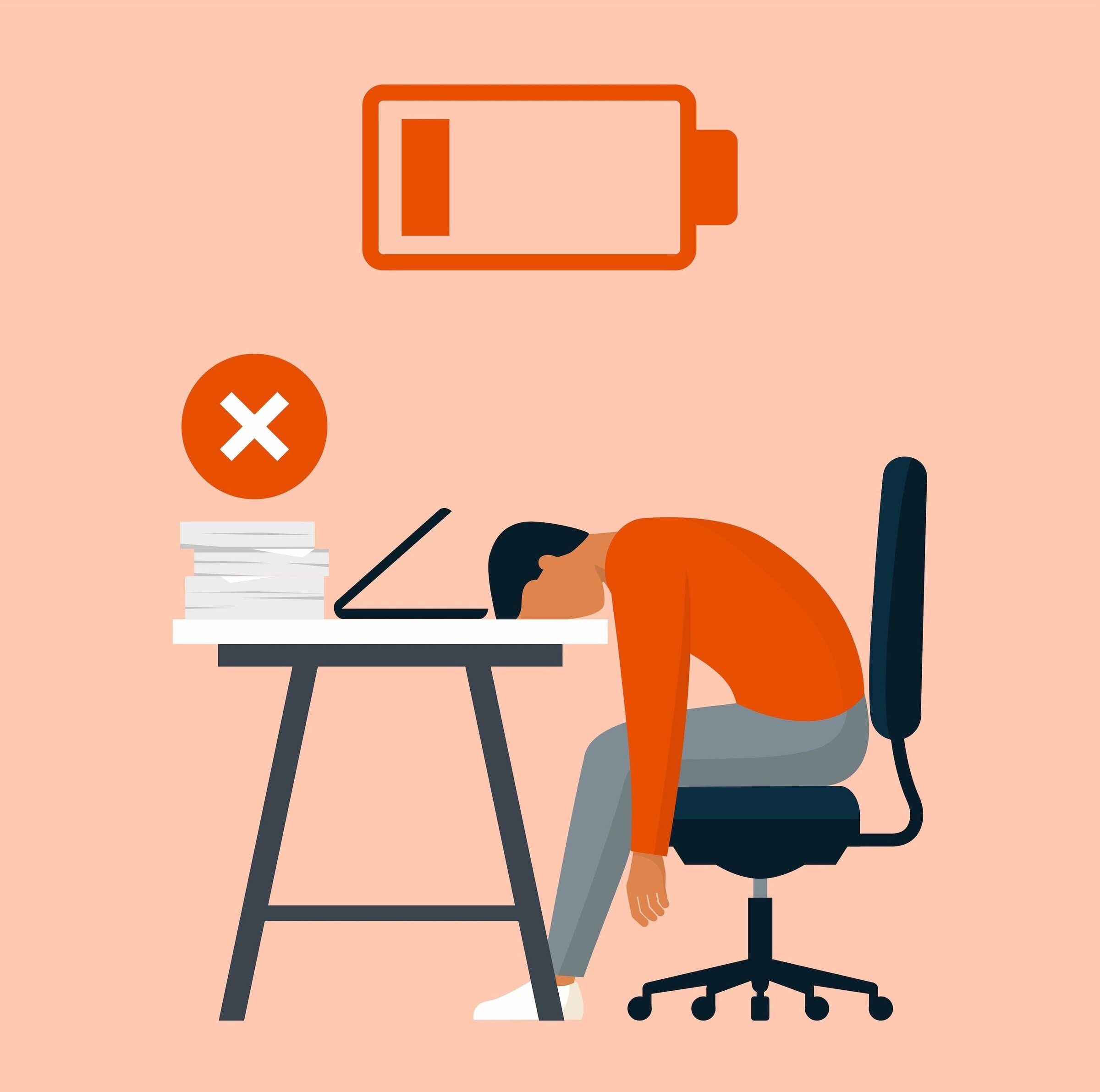 Work efficiency and professional burnout